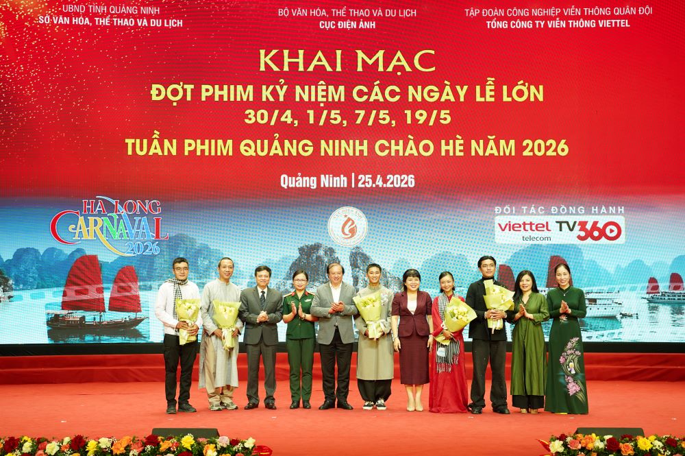 Khai mạc Đợt phim kỷ niệm các ngày lễ lớn năm 2026 tại Quảng Ninh: Lan tỏa giá trị lịch sử qua điện ảnh